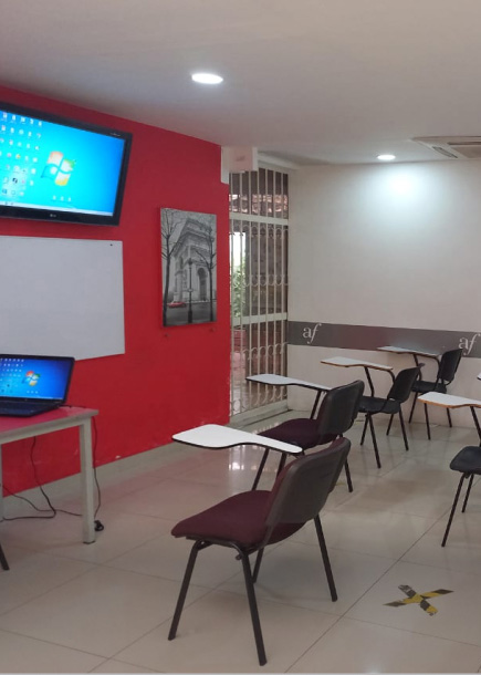 Sala especializada para nuestras clases